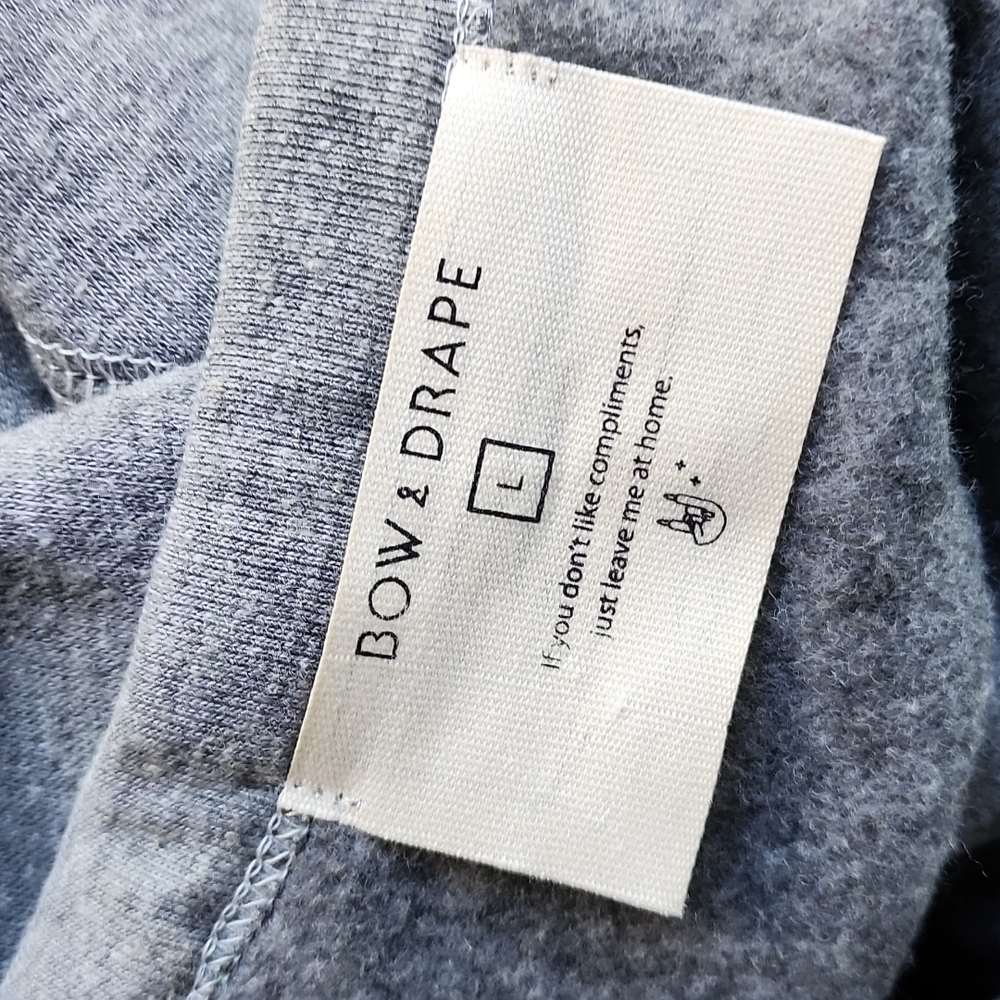 Bow & Drape Sweatshirt - Picture 6 of 7